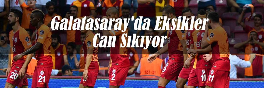 Galatasaray'da Sakat Futbolcular can sıkıyor.