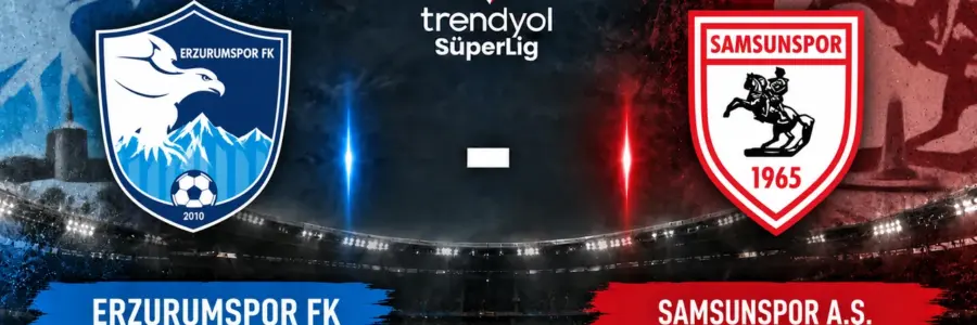 Erzurumspor Samsunspor maçı