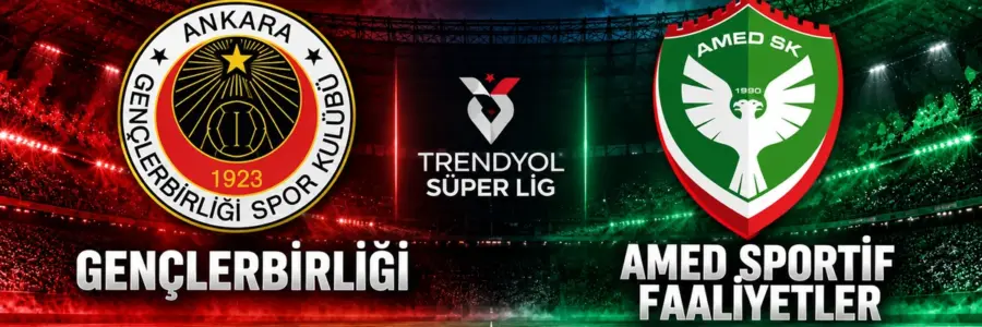 Gençlerbirliği Amed Maçı Ankara 2026