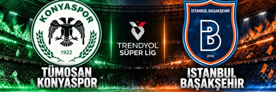 Konyaspor Başakşehir maçı Trendyol Süper Lig 7. hafta
