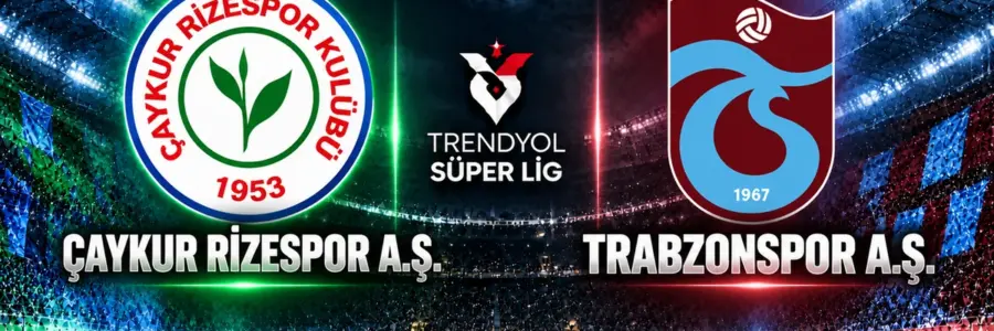 Çaykur Rizespor Trabzonspor maçı Trendyol Süper Lig 9. hafta