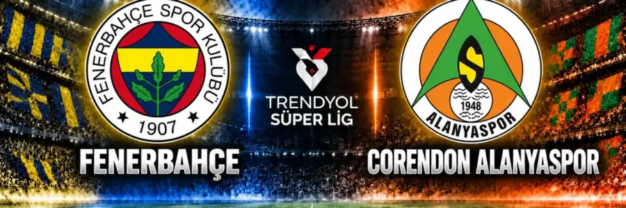 Fenerbahçe Alanyaspor maçı Trendyol Süper Lig 8. hafta