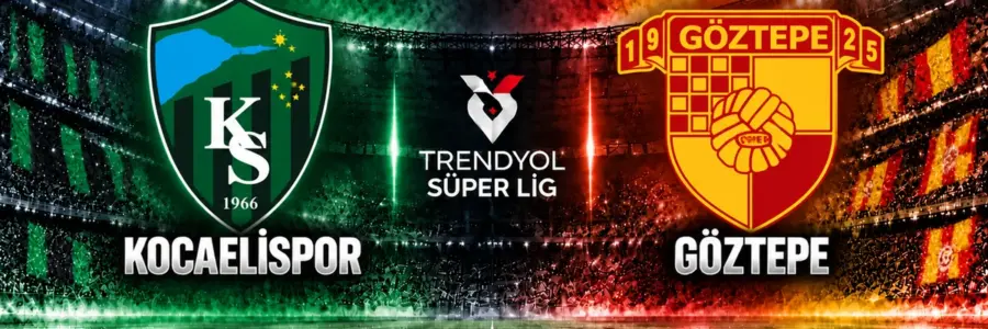 Kocaelispor Göztepe maçı Trendyol Süper Lig 8. hafta