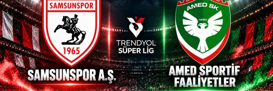 Samsunspor Amed maçı Trendyol Süper Lig 9. hafta